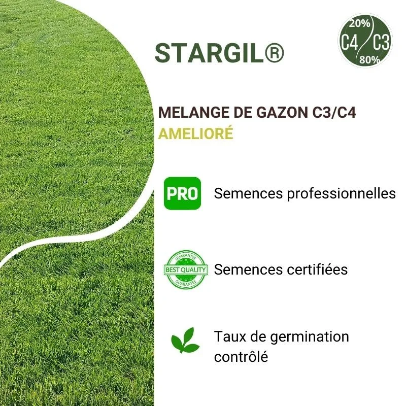 Gazon sécheresse pour terrains lourds