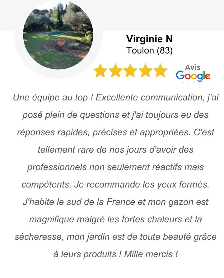 Avis client sur les graines de gazon sport