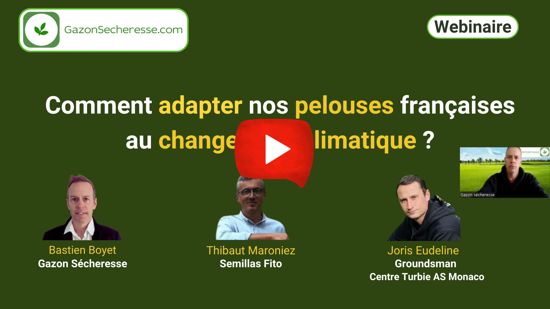Présentation vidéo des gazons C4 des climats chauds